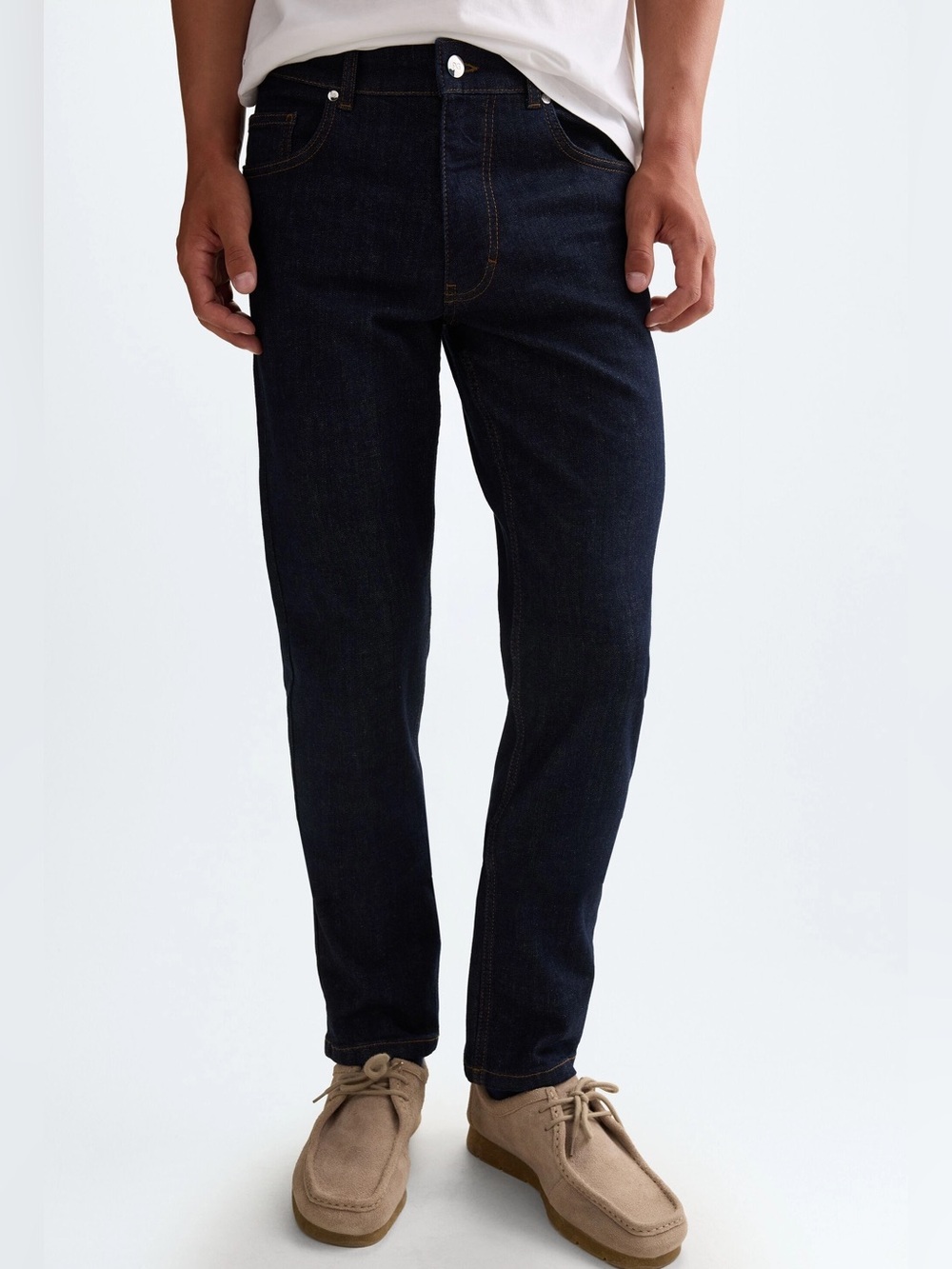 PURIFICACION GARCIA Slim Men's Dark Blue Jeans